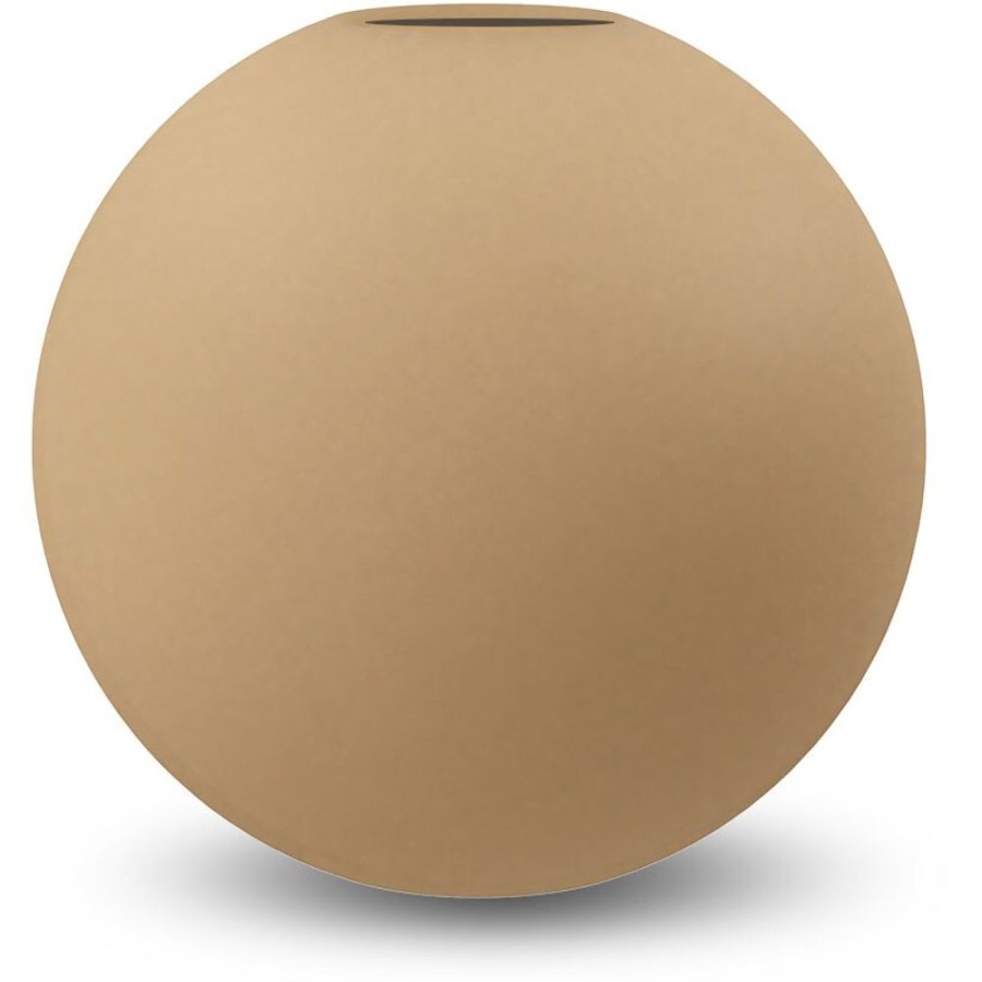 Inredning Cooee Design Vaser | Ball Vas 10 Cm, Peanut