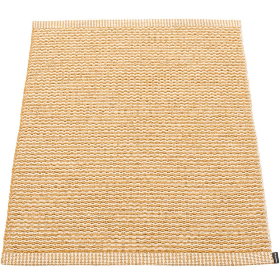 Mattor Pappelina Plastmattor | Mono Matta Ochre/Cream, 60X85 Cm