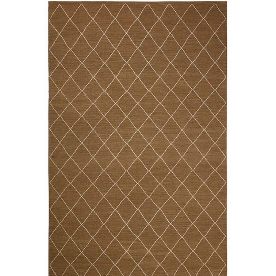 Mattor Chhatwal & Jonsson Viskosmattor & Polyestermattor | Diamond Matta 184X280 Cm, Mocha/Off White