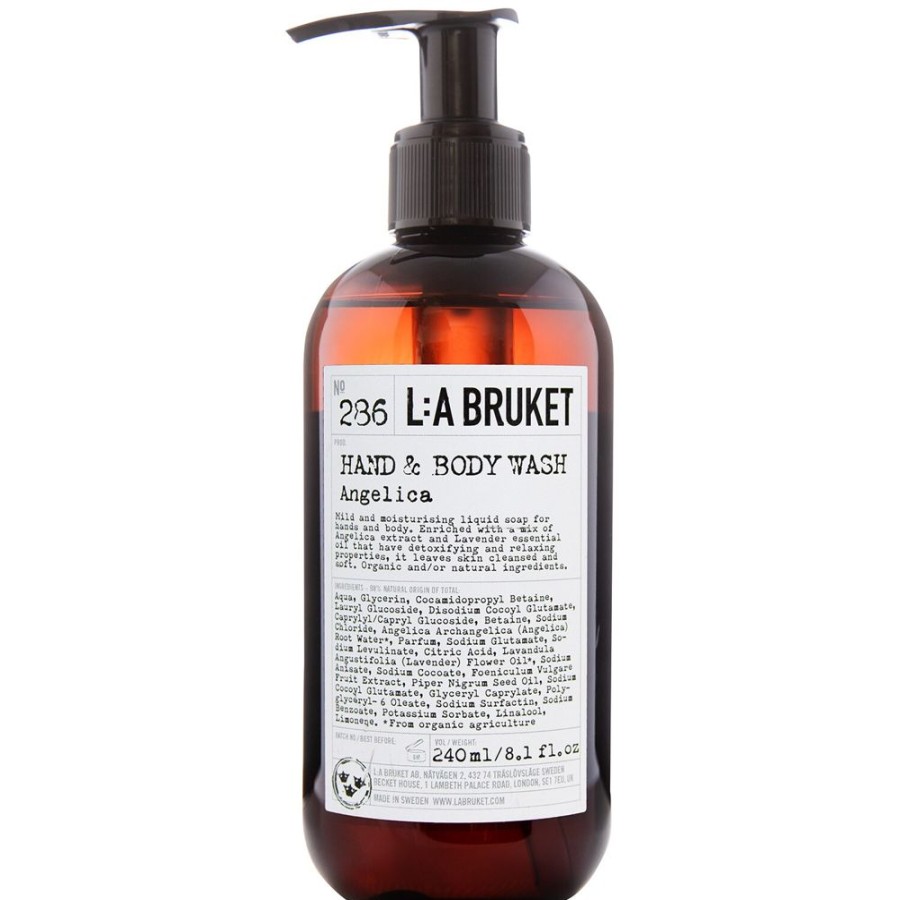 Inredning L:a Bruket Parfym & Kroppsvard | 286 Hand & Body Tval Angelica 240 Ml