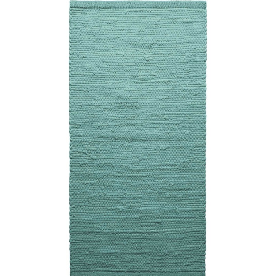 Mattor Rug Solid Bomullsmattor & Trasmattor | Cotton Matta Dusty Jade, 65X135 Cm