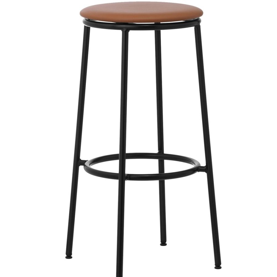 Mobler Normann Copenhagen Barstolar | Circa Barstol 75 Cm, Brunt Lader / Ultra Leather 41574