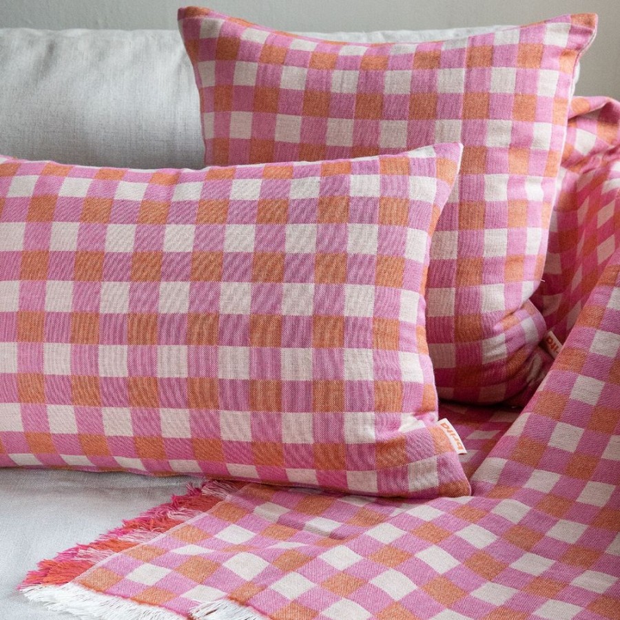 Textil Brita Sweden Prydnadskuddar & Kuddfodral | Poppy Kuddfodral 50X50 Cm, Rosa