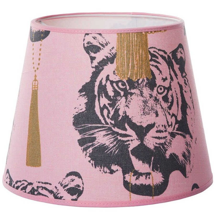 Belysning Lisa Bengtsson Lampskarmar | Coco Tiger Lampskarm Rosa H19 Cm