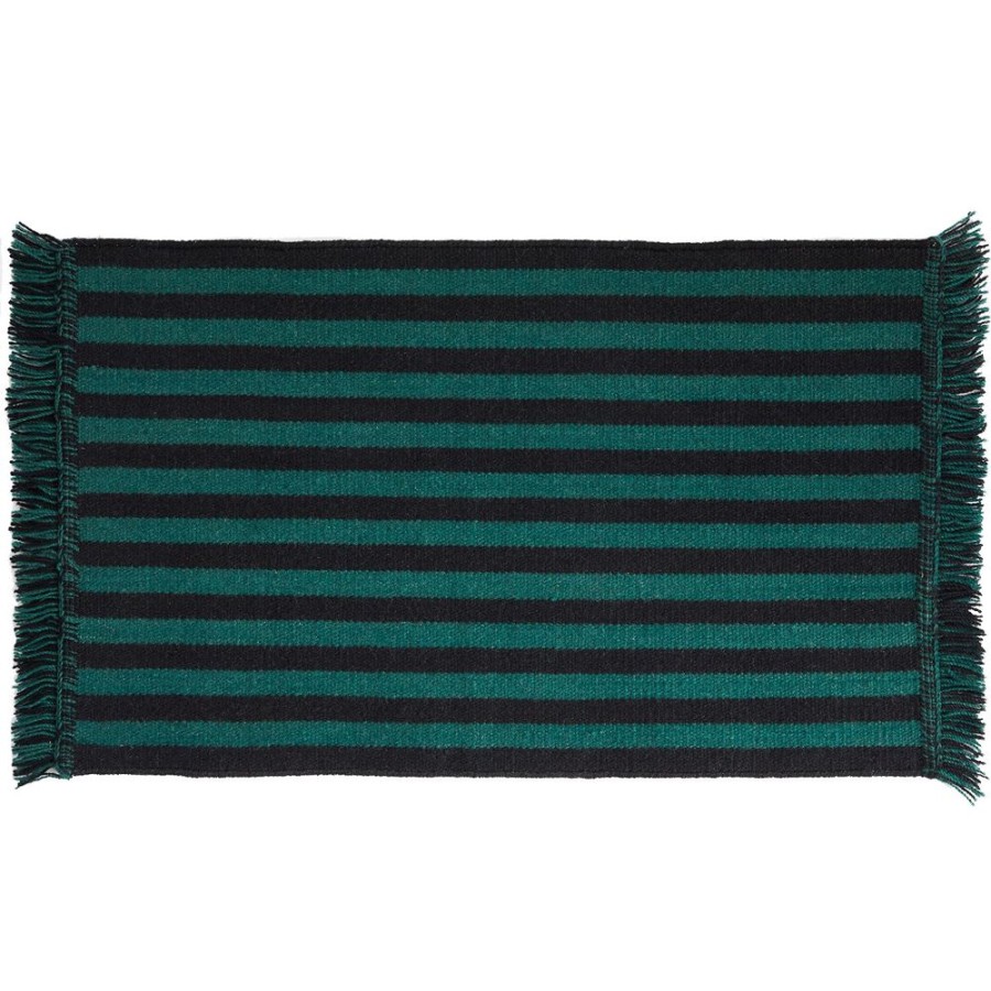 Mattor HAY Dorrmattor | Stripes And Stripes Matta 52X95 Cm, Gron