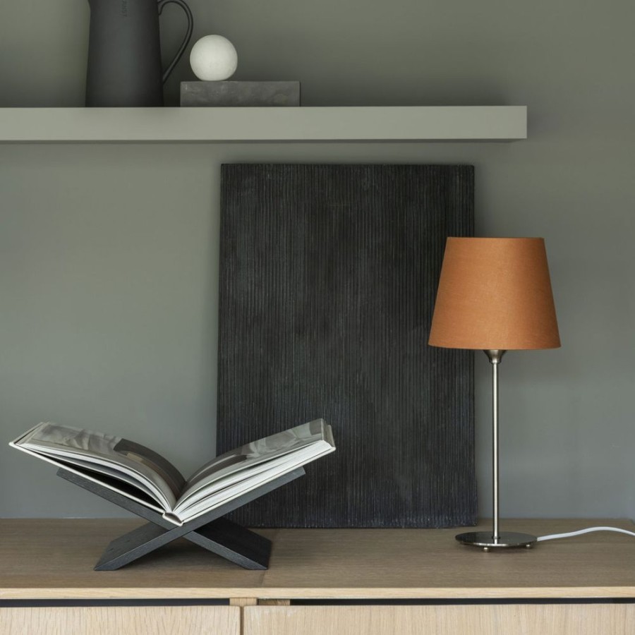 Belysning Watt & Veke Lampfotter | Line Lampfot 35 Cm, Matt Krom