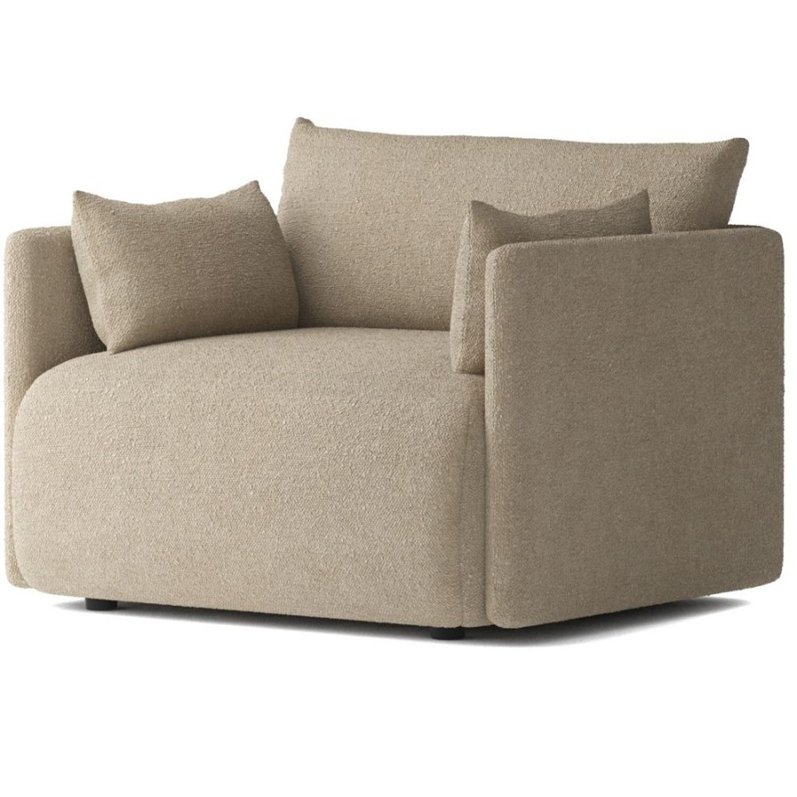 Mobler Audo Copenhagen Fatoljer | Offset Fatolj, Boucle Beige