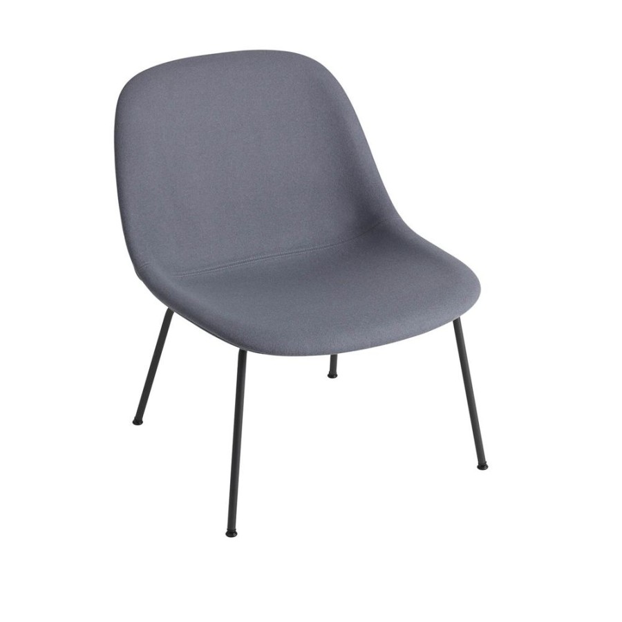 Mobler Muuto Fatoljer | Fiber Tube Loungestol , Divina 154/Svart