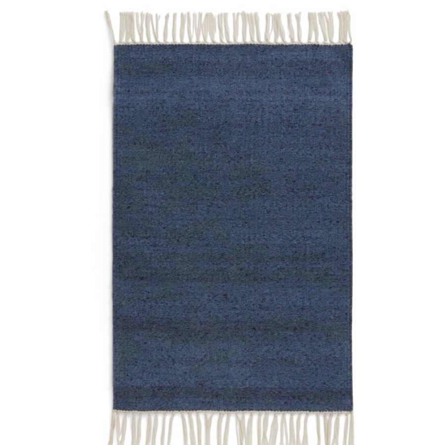 Mattor Formgatan Plastmattor | Fringe Matta 60X90 Cm, Dusty Blue