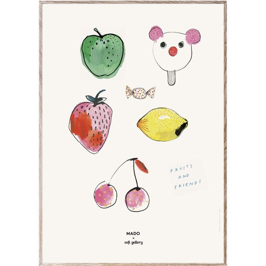 Inredning MADO Posters | Fruits & Friends Poster, 50X70 Cm