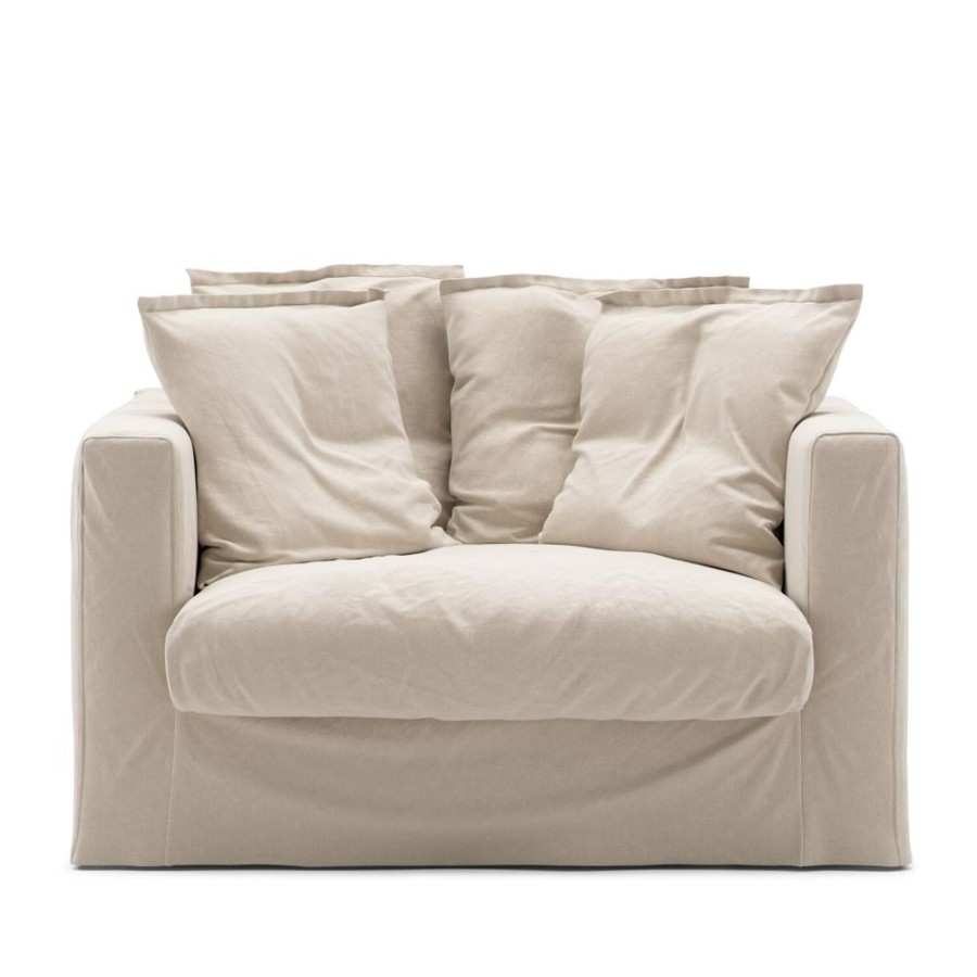 Mobler Decotique Fatoljer | Le Grand Air Loveseat Bomull, Beige