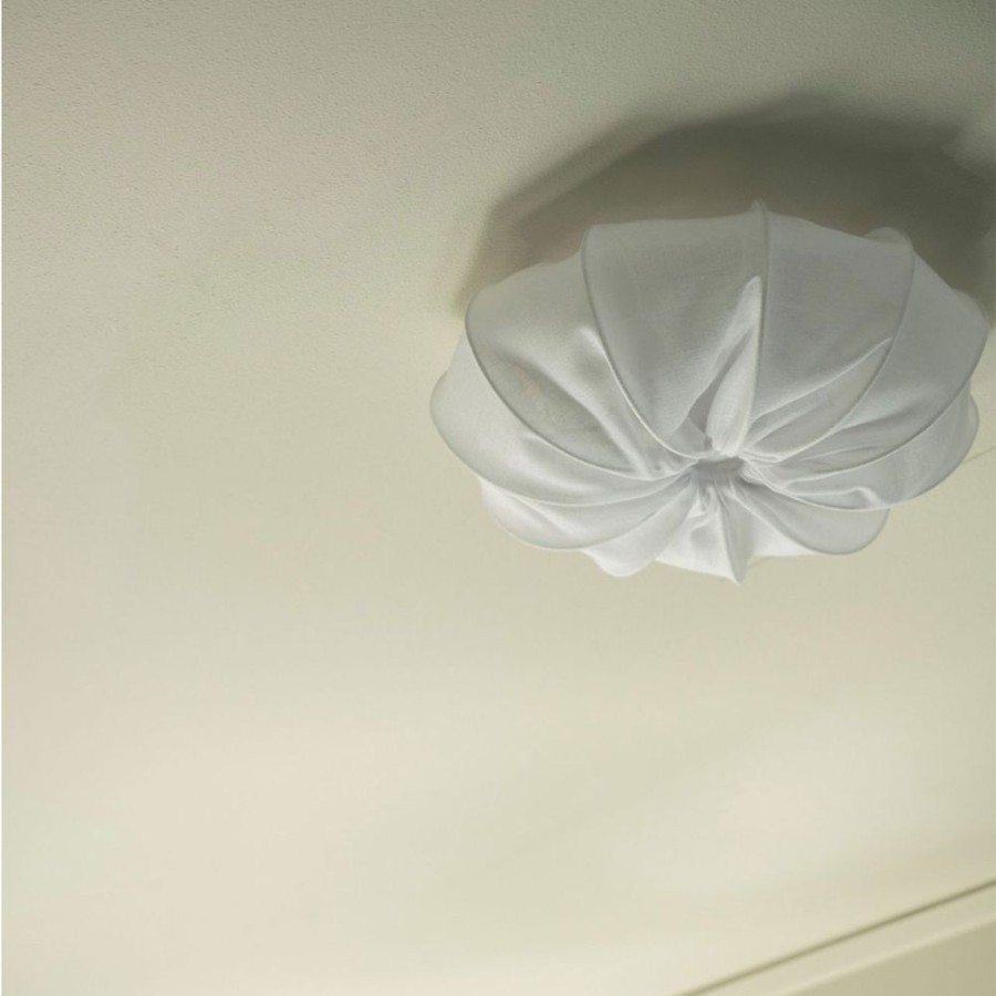 Belysning Watt & Veke Plafonder | Anna 40 Plafond Linne, Vit