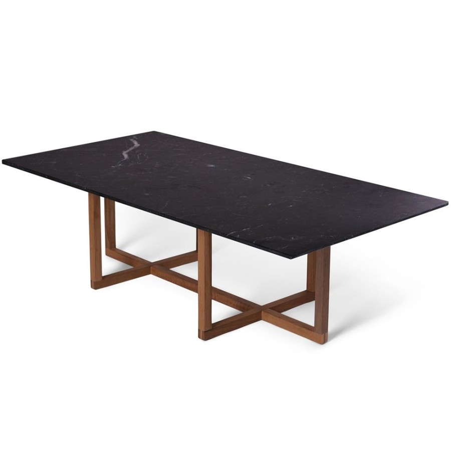 Mobler OX Denmarq Soffbord | Ninety Soffbord 120X60X40 Cm, Smoked Oak/Nero Marquina