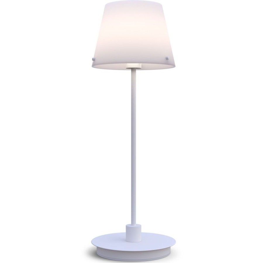 Belysning Herstal Bordslampor | Gil Il Grande Bordslampa, Vit