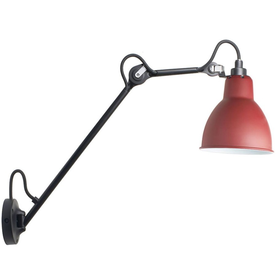 Belysning DCWéditions Vagglampor | Lampe Gras N°122 Sw Vagglampa, Rod