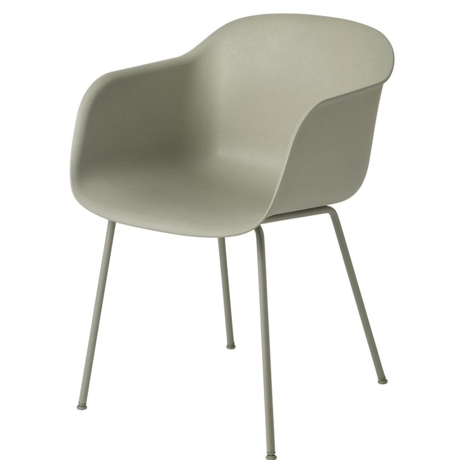 Mobler Muuto Matstolar | Fiber Karmstol Stalunderrede, Dusty Green