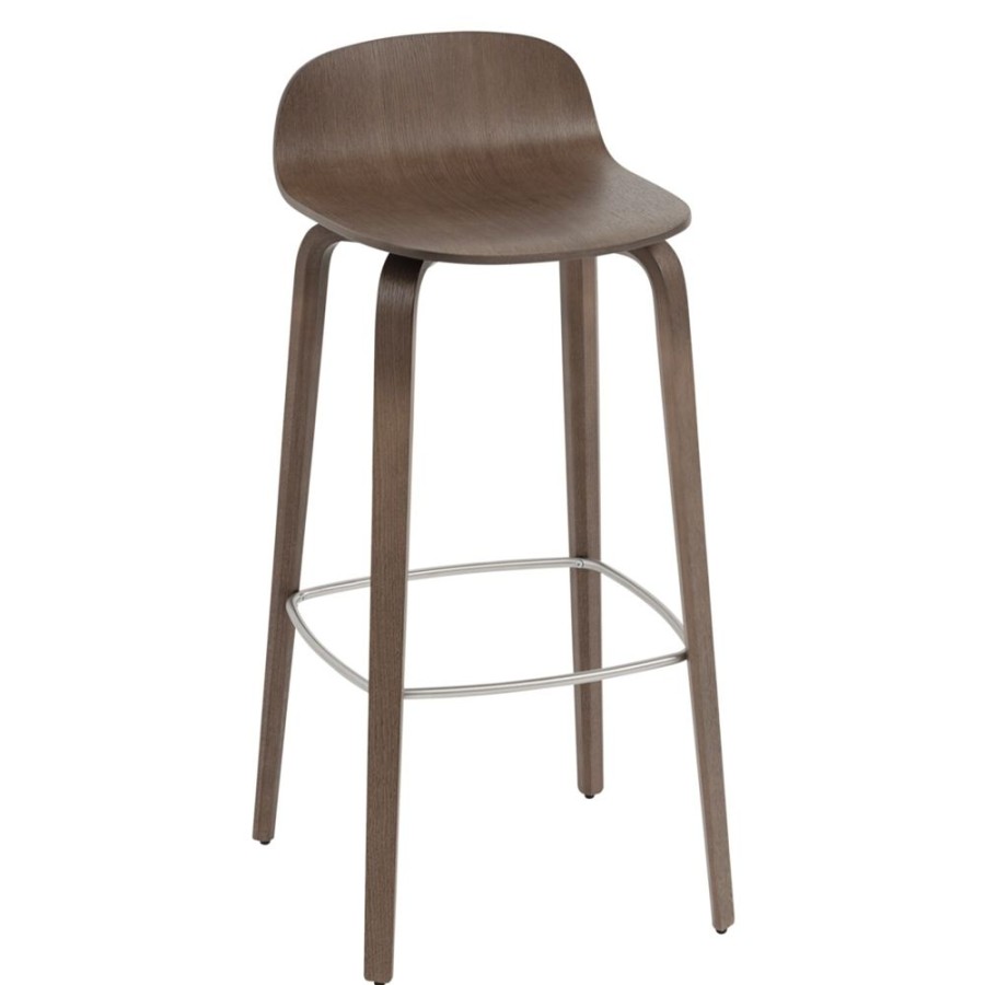 Mobler Muuto Barstolar | Visu Barstol 75 Cm, Dark Stained