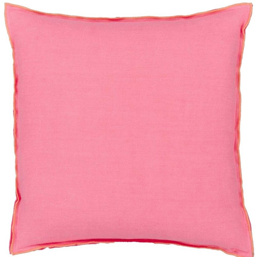 Textil Designers Guild Prydnadskuddar & Kuddfodral | Brera Lino Kudde 43X43 Cm, Hibiscus/Peach