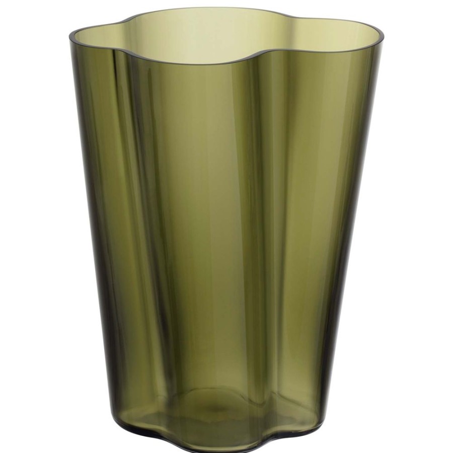 Inredning Iittala Vaser | Alvar Aalto Vas 27 Cm, Mossgron