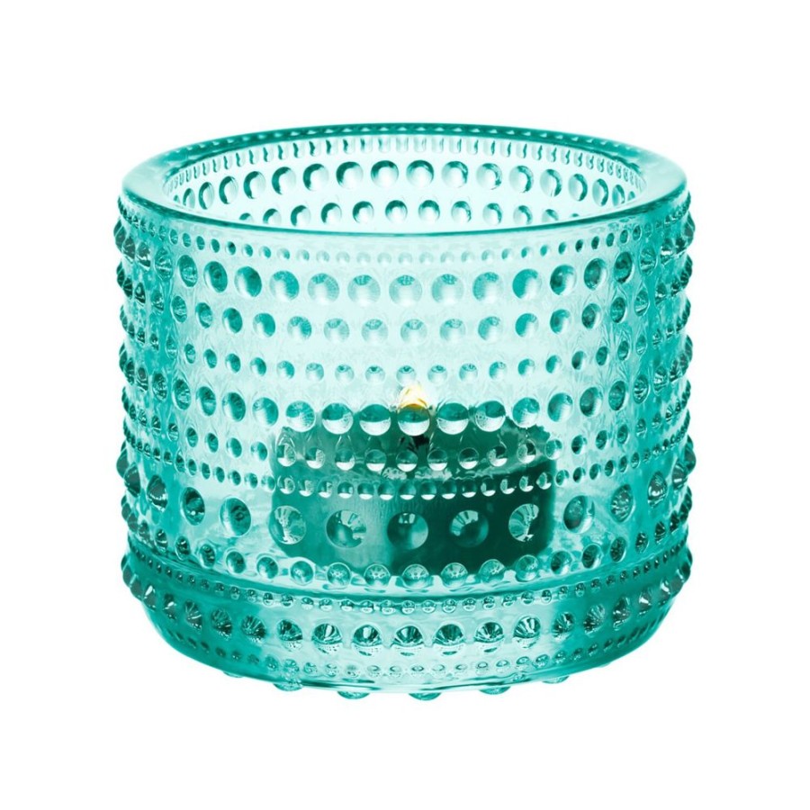 Inredning Iittala Ljuslyktor | Kastehelmi Ljuslykta 6,4 Cm, Water Green