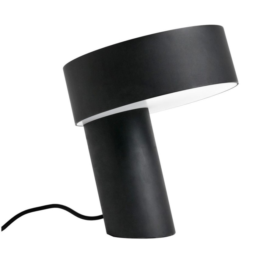 Belysning HAY Bordslampor | Slant Bordslampa, Soft Black