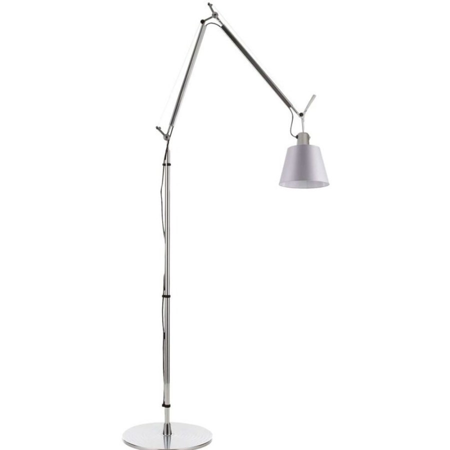 Belysning Artemide Golvlampor | Tolomeo Basculante Golvlampa, Satin