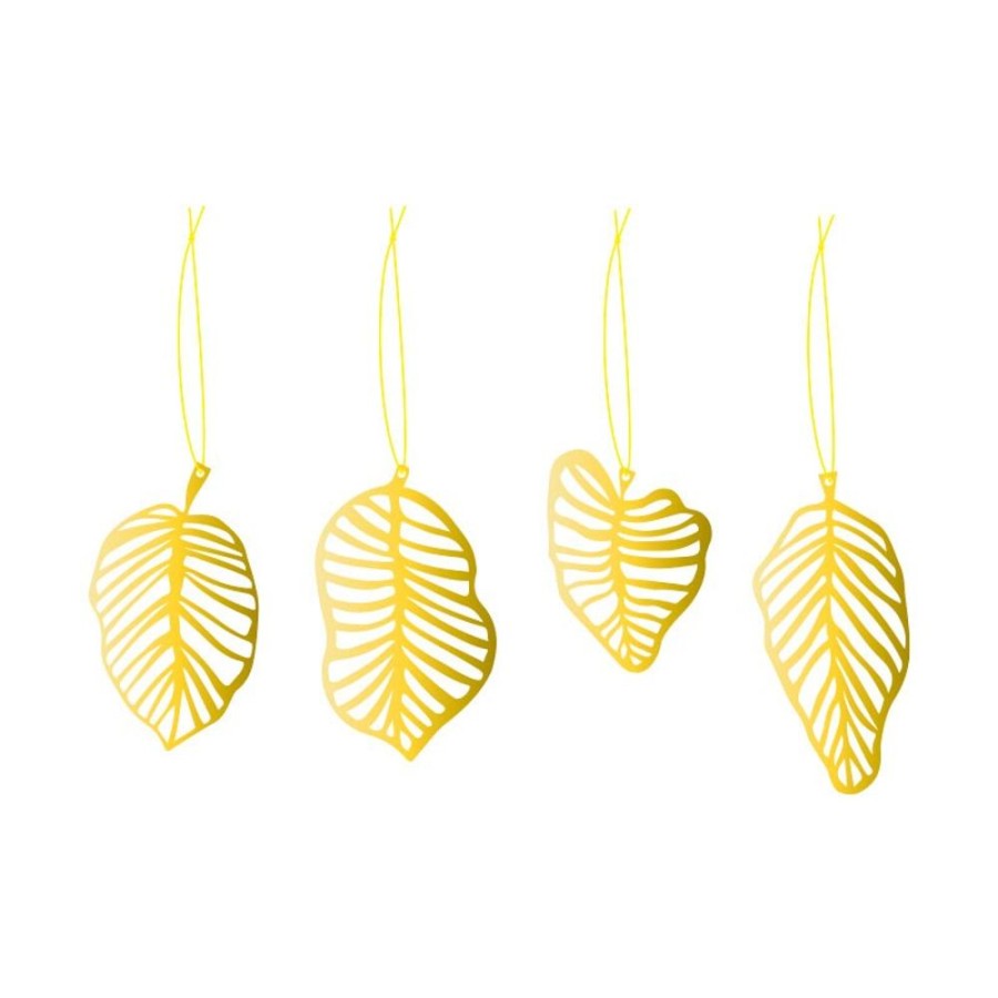 Inredning Cooee Design Juldekorationer | Leaf Dekorationer 4-Pack