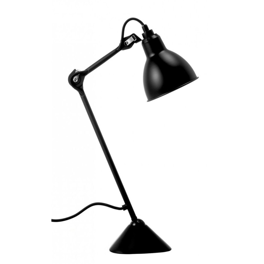 Belysning DCWéditions Bordslampor | La Lampe Gras N°205 Bordslampa, Svart