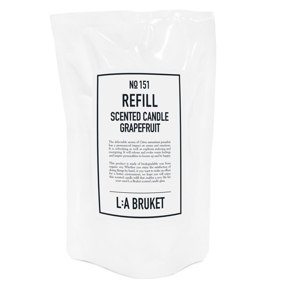 Inredning L:a Bruket Doftljus | Refill Till Doftljus 260 G, Grapefruit