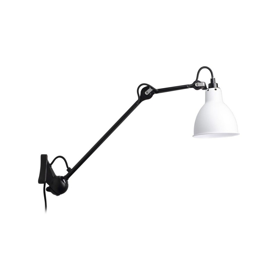 Belysning DCWéditions Vagglampor | La Lampe Gras N°222 Vagglampa, Svart / Vit