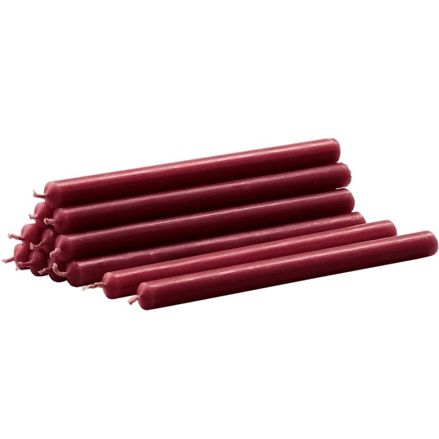 Inredning STOFF Nagel Ljus | Nagel Ljus 12-Pack, Bordeaux