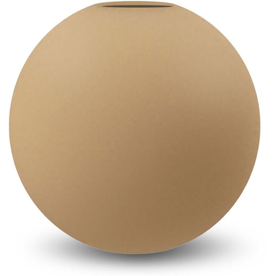 Inredning Cooee Design Vaser | Ball Vas 20 Cm, Peanut