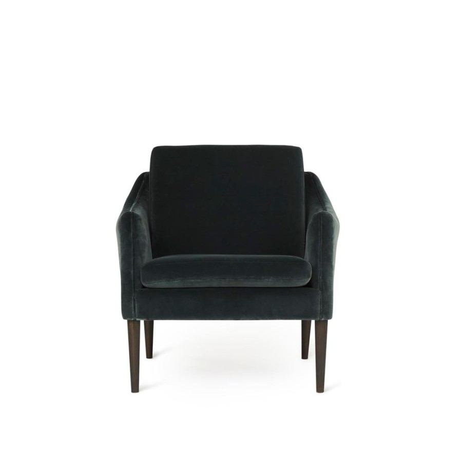 Mobler Warm Nordic Fatoljer | Mr. Olsen Loungestol, Dark Petrol / Rokt Ek