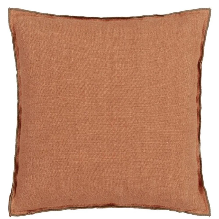 Textil Designers Guild Prydnadskuddar & Kuddfodral | Brera Lino Kudde 43X43 Cm, Brick