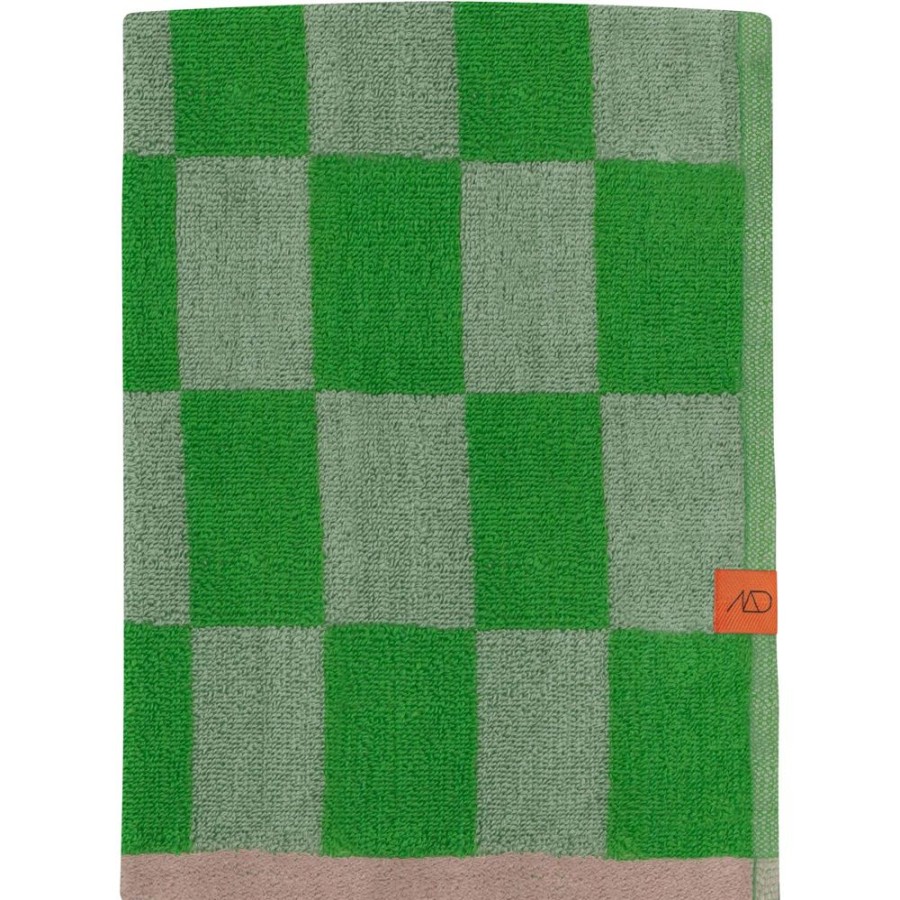 Textil Mette Ditmer Handdukar & Badlakan | Retro Badhandduk 70X133 Cm, Classic Green