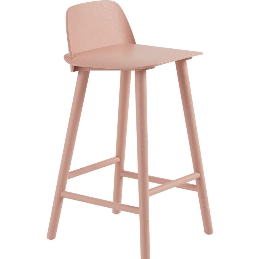 Mobler Muuto Barstolar | Nerd Barstol H:65 Cm, Tan Rose