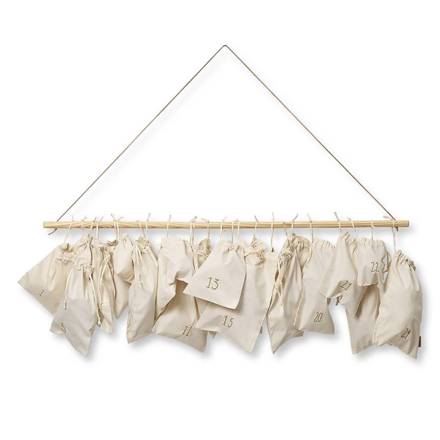 Inredning Ferm Living Juldekorationer | Christmas Countdown Kalender, Off-White