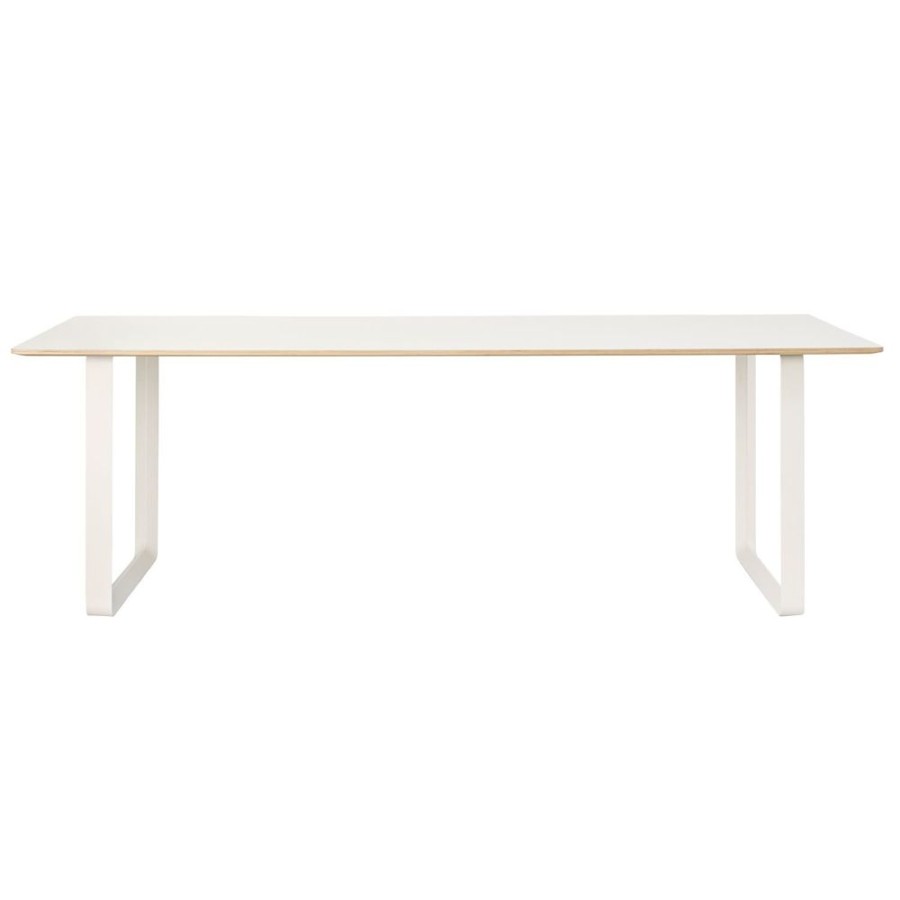 Mobler Muuto Matbord | 70/70 Bord 225X90 Cm, Vit Laminat/ Vit