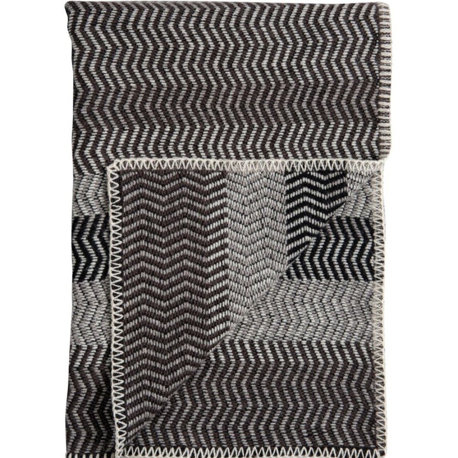 Textil Røros Tweed Pladar & Filtar | Fri Ullplad 150X200 Cm, Grey Day