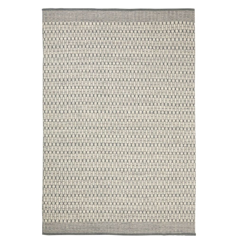 Mattor Chhatwal & Jonsson Viskosmattor & Polyestermattor | Mahi Dhurry Matta 200X300 Cm, Off White/Grey