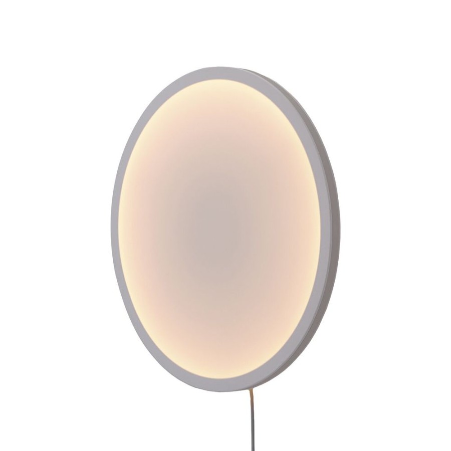 Belysning Muuto Vagglampor | Calm Vagglampa Med Touchdimmer O50 Cm, Gra