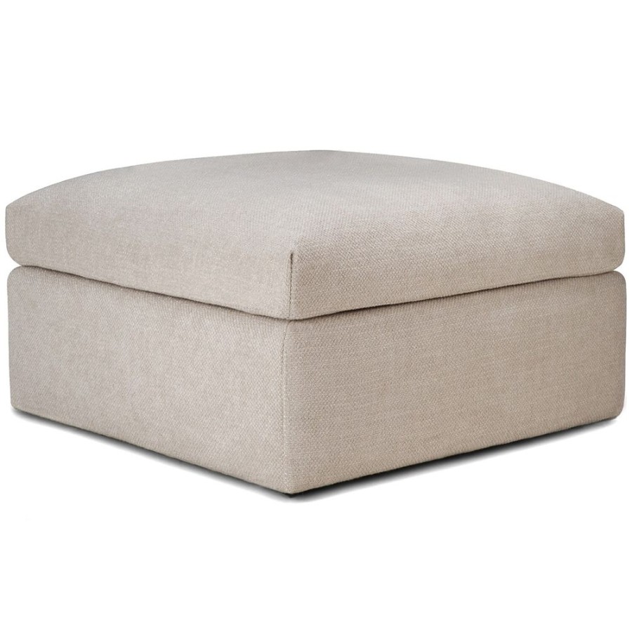 Mobler Ethnicraft Fotpallar | Mellow Fotpall Avtagbar Kladsel, Ivory