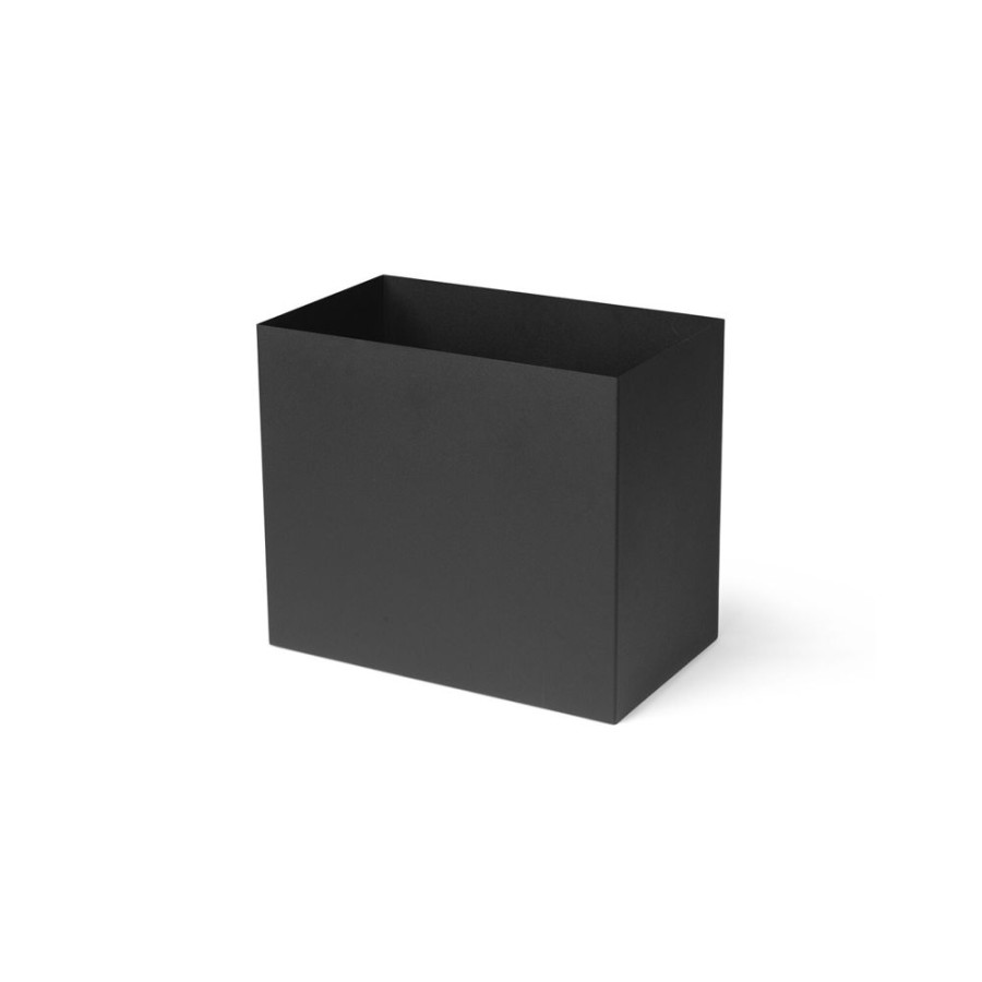 Inredning Ferm Living Odlingslador & Utekrukor | Plant Box Large Kruka, Svart