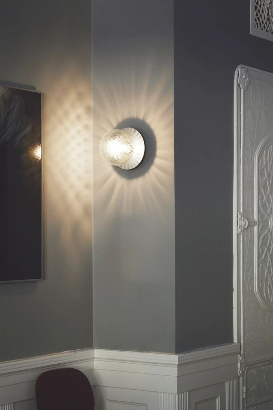 Belysning Nuura Plafonder | Liila 1 Vagg-/Taklampa 165 Mm, Light Silver / Klar