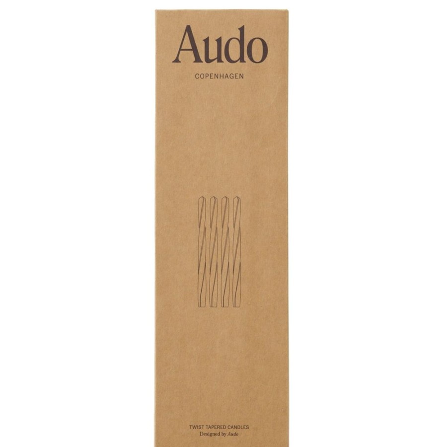 Inredning Audo Copenhagen Ljus | Twist Ljus 4-Pack, Neutral