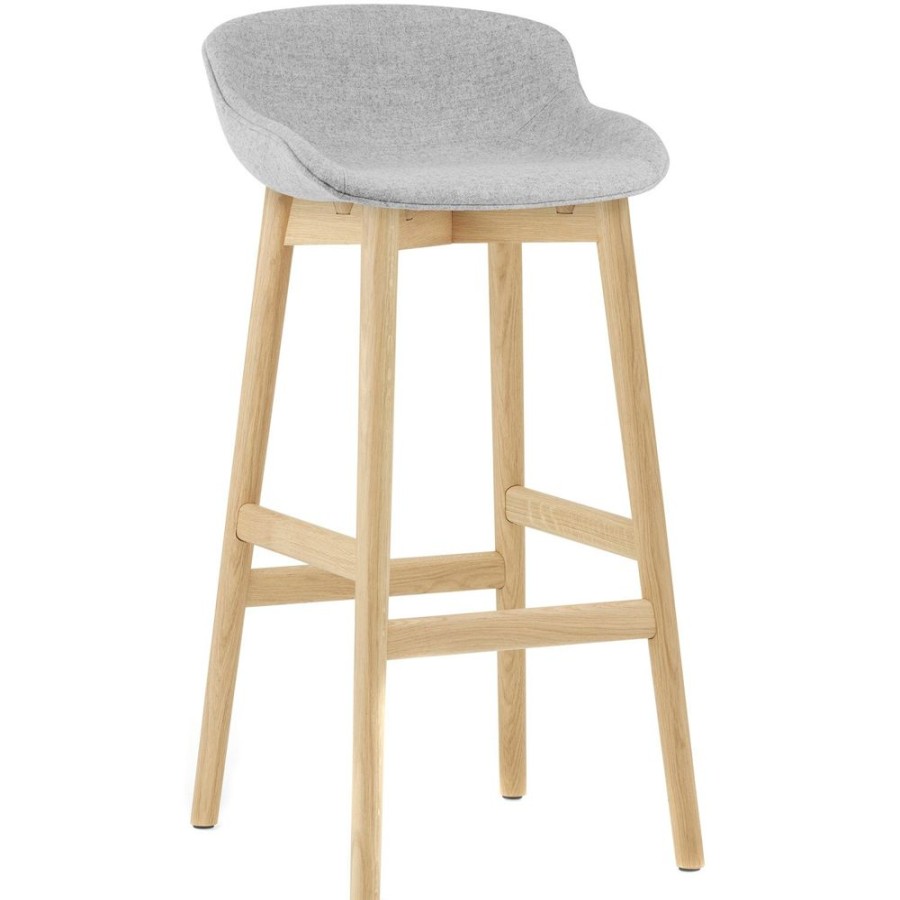 Mobler Normann Copenhagen Barstolar | Hyg Barstol 75 Cm, Gra / Ek