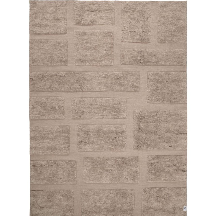 Mattor Classic Collection Ullmattor | Bricks Matta 250X350 Cm, Beige