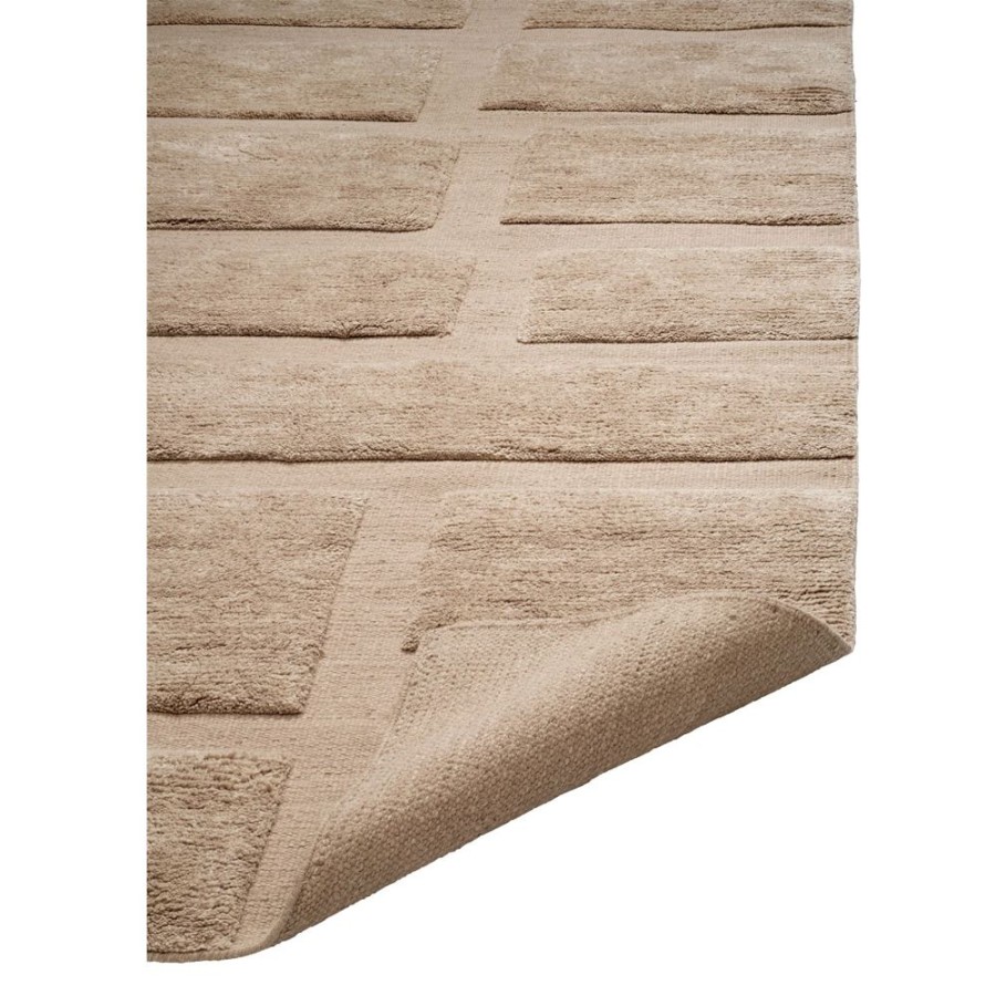 Mattor Classic Collection Ullmattor | Bricks Matta 250X350 Cm, Beige