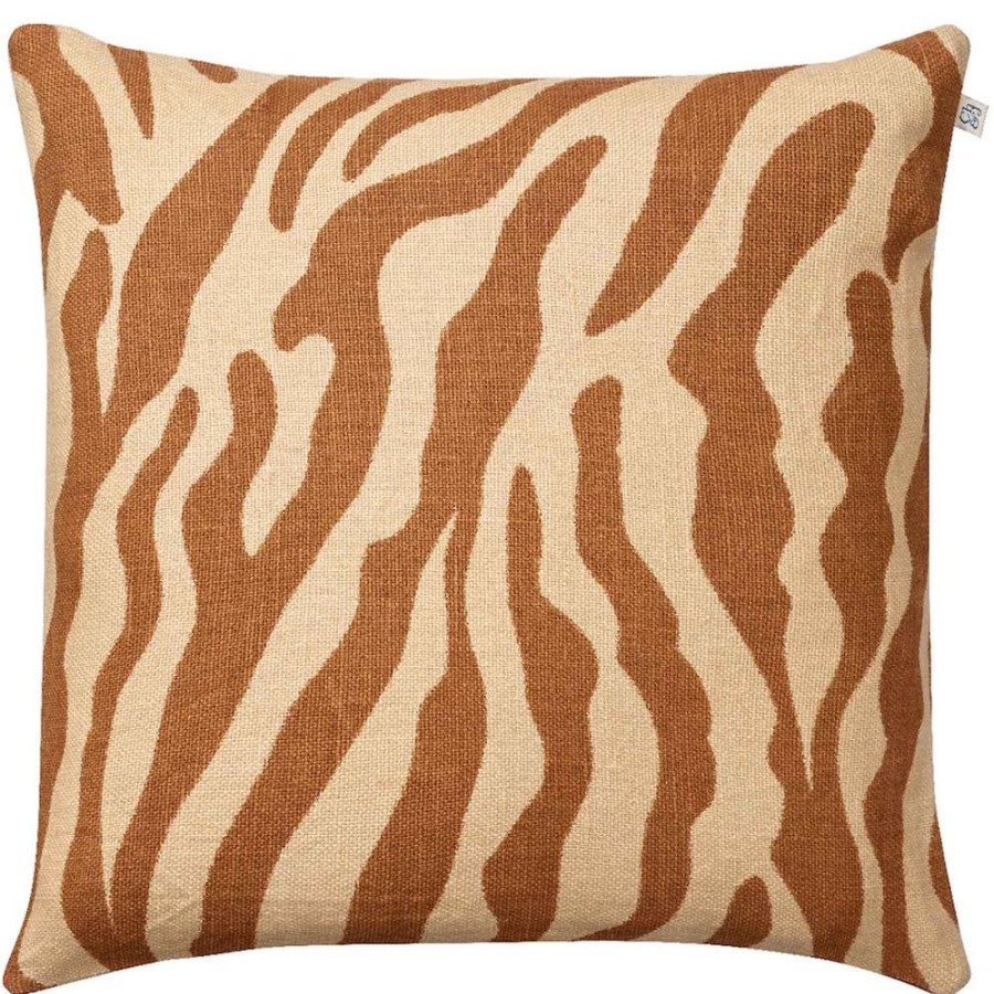 Textil Chhatwal & Jonsson Prydnadskuddar & Kuddfodral | Zebra Kuddfodral 50X50 Cm, Taupe