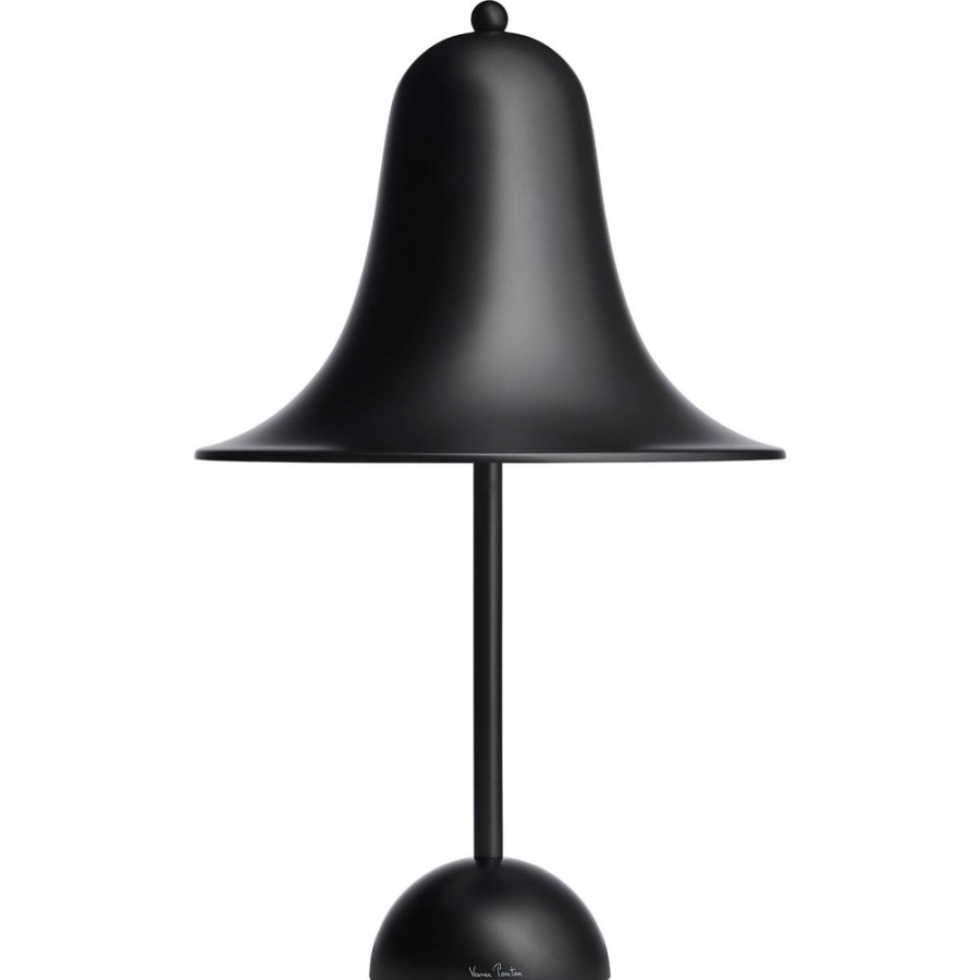 Belysning Verpan Bordslampor | Pantop Bordslampa 23 Cm, Matt Svart